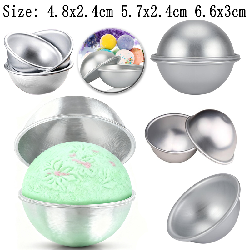 Bath Bomb Mold - 6 moules sphériques pour bain, kit