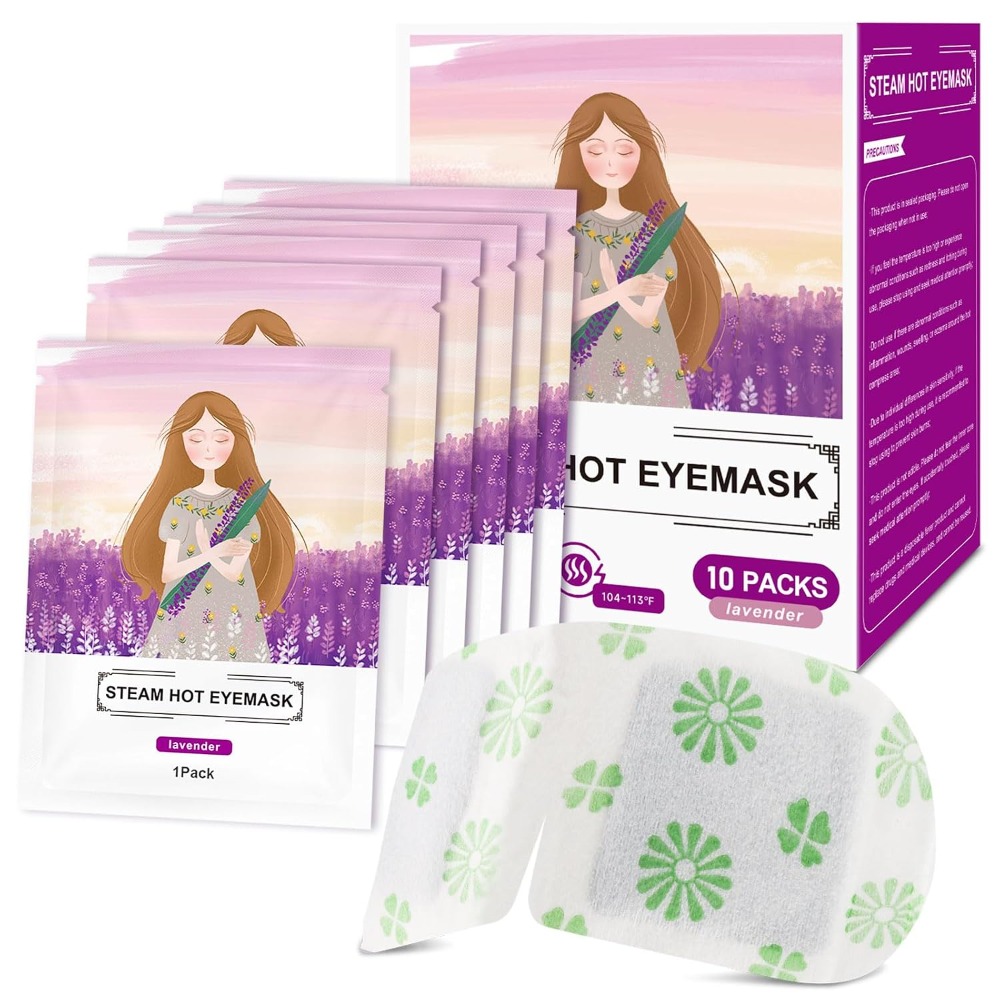 Eye Mask Heated - Masque oculaire auto-chauffant, lot de 10