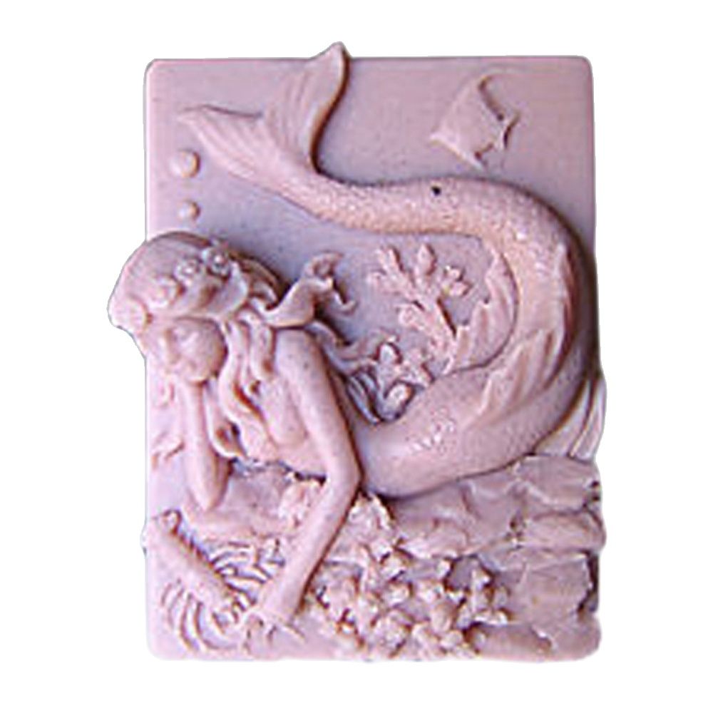 Bath Bomb Mold - Moules en silicone 2D sirène pour