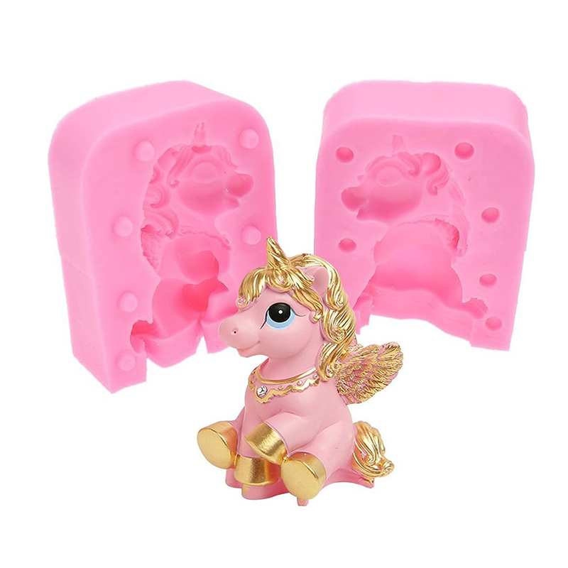 Bath Bomb Mold - Moule à Fondant en Silicone licorne