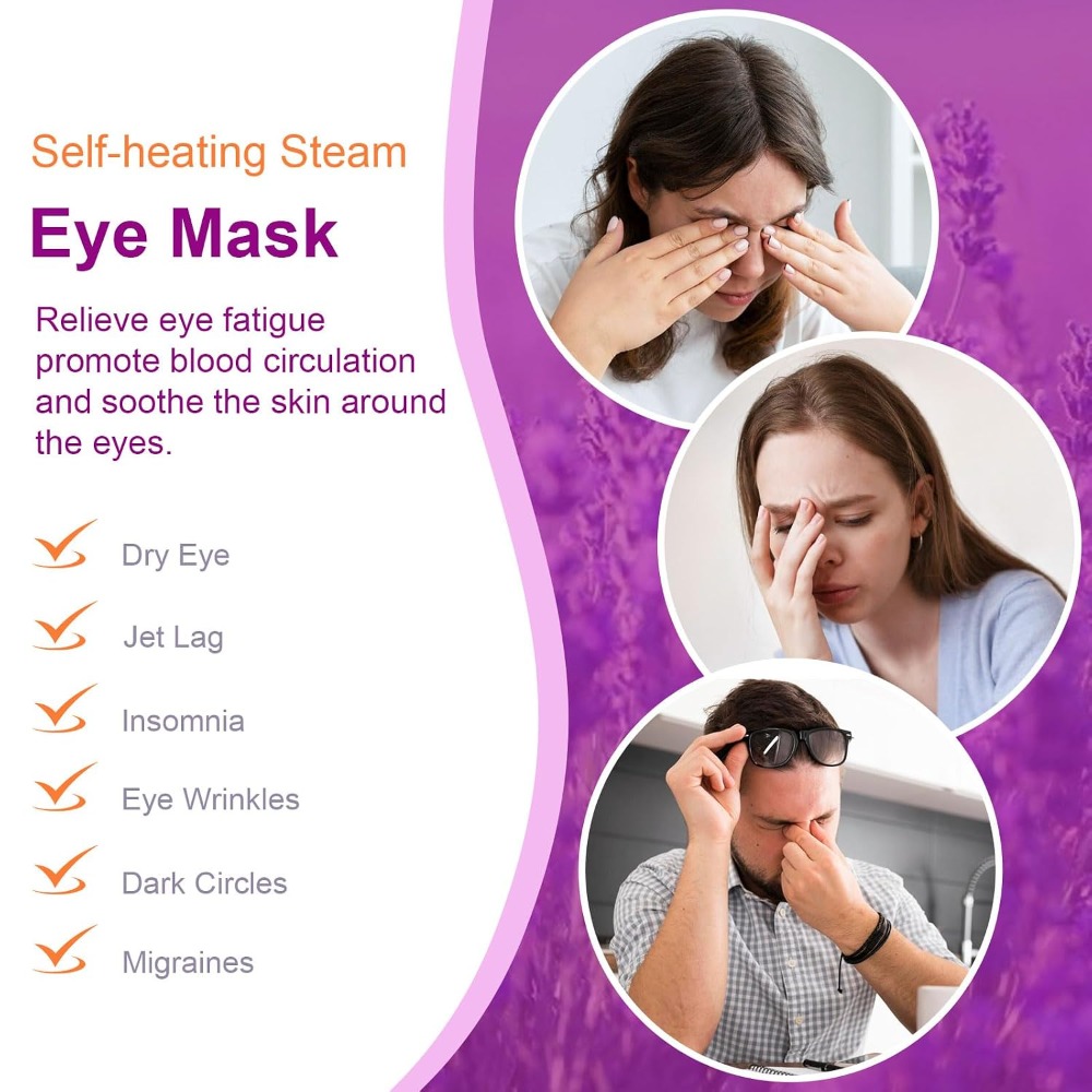 Masque oculaire auto-chauffant - Eye Mask Heated avis et prix