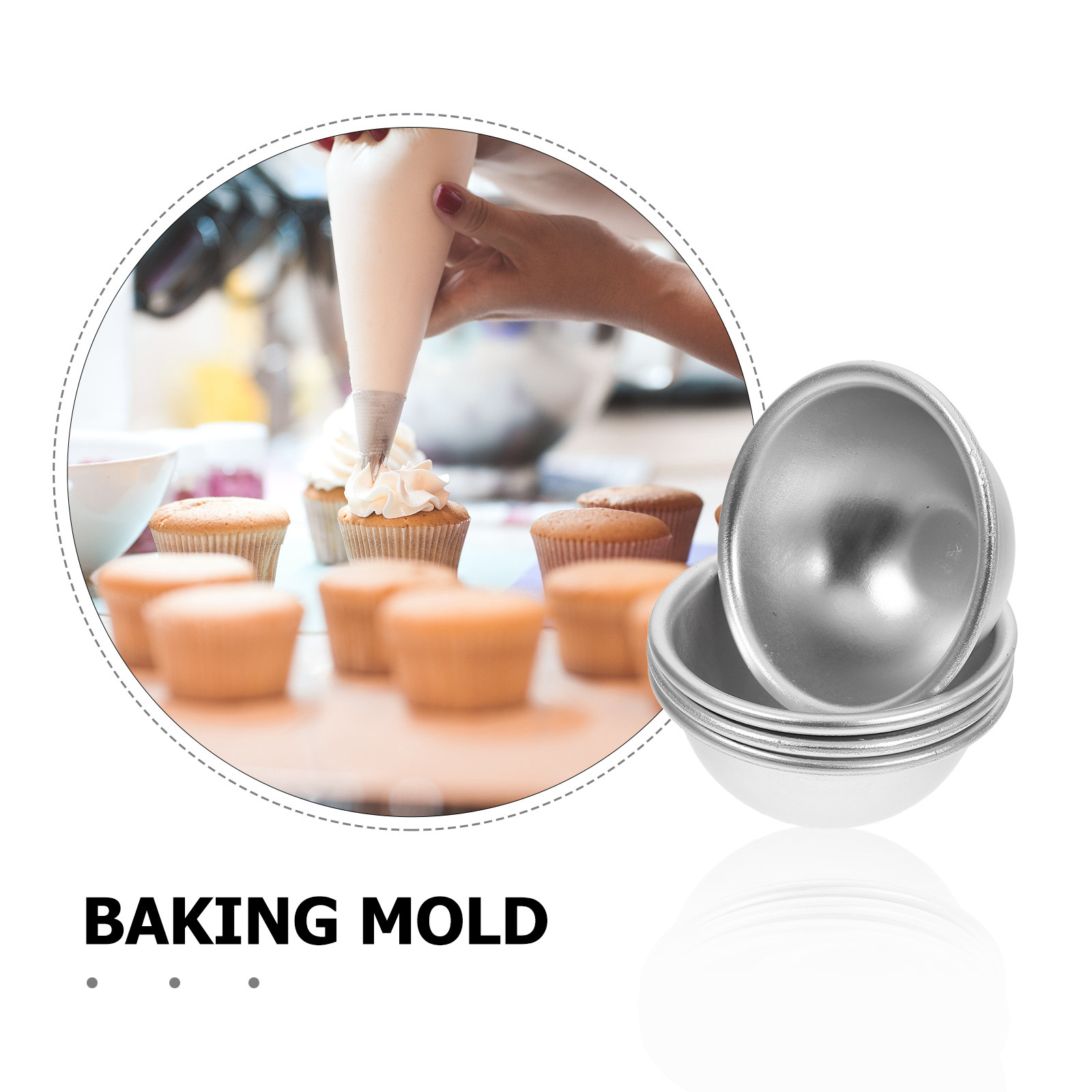 4 moules à bain en aluminium e - Bath Bomb Mold avis et prix