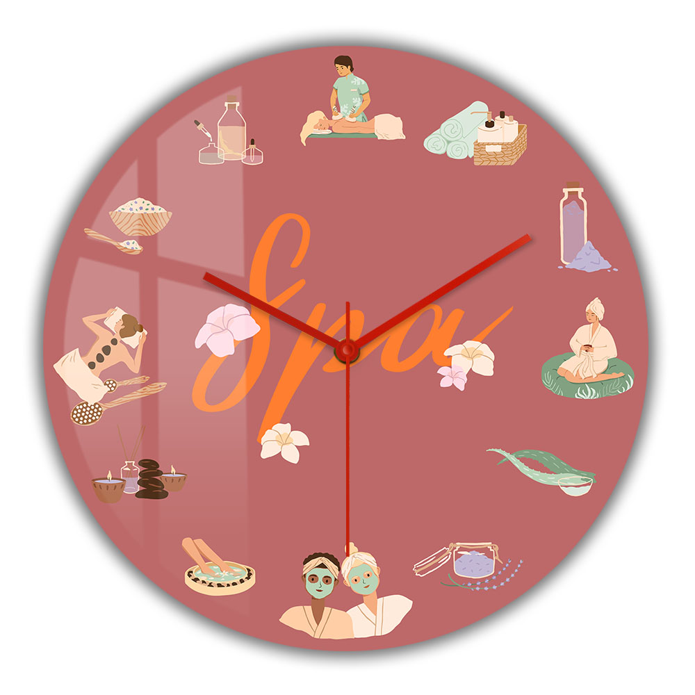 Horloge murale silencieuse à q - Wellness Spa And Salon avis et prix