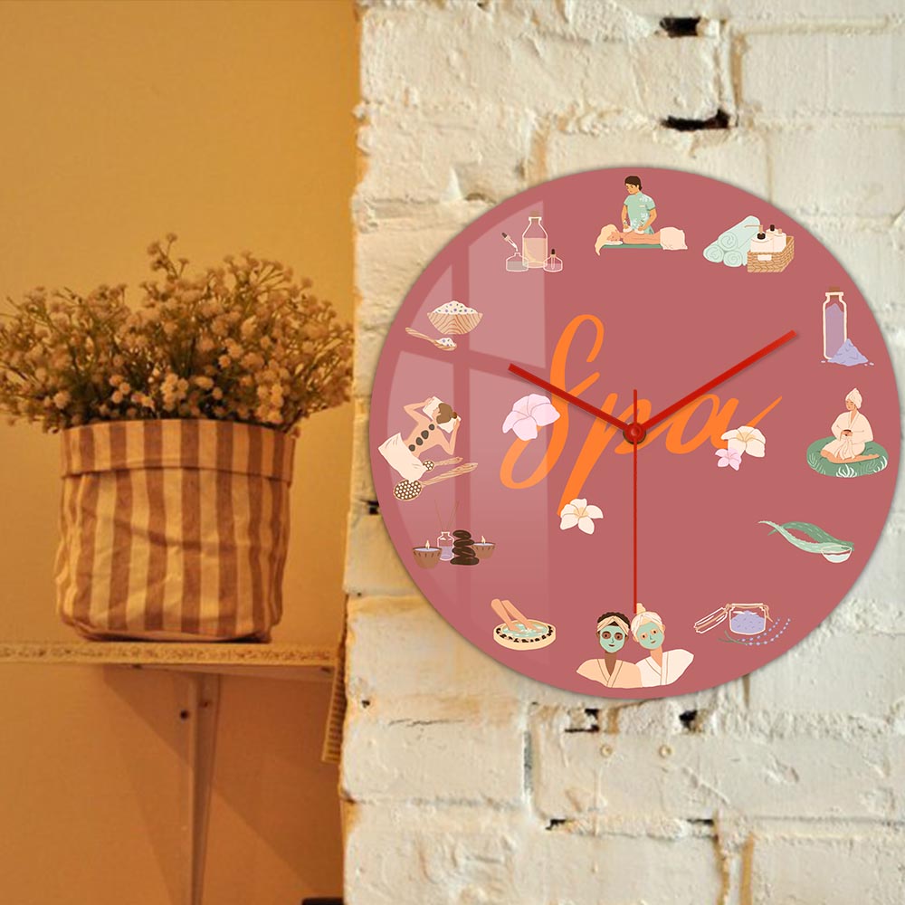 Horloge murale silencieuse à q - Wellness Spa And Salon avis et prix