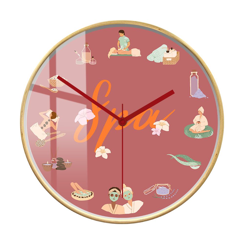 Horloge murale silencieuse à q - Wellness Spa And Salon avis et prix